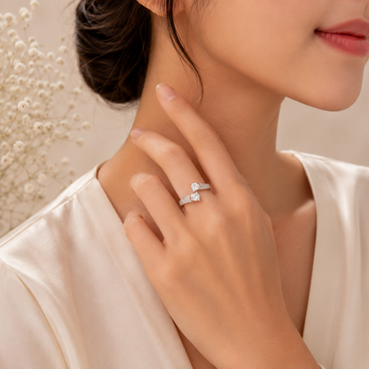 Radiant Teardrop Ring