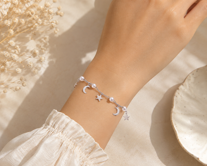 Moon & Stars Charm Bracelet